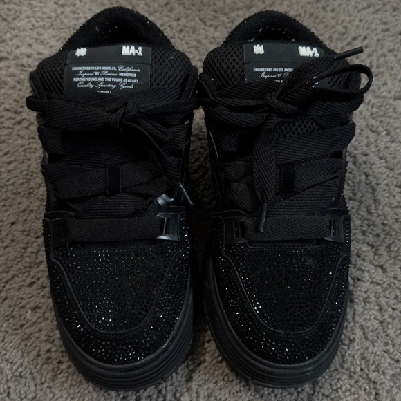 Amiri MA-1 Black Crystal Sneaker